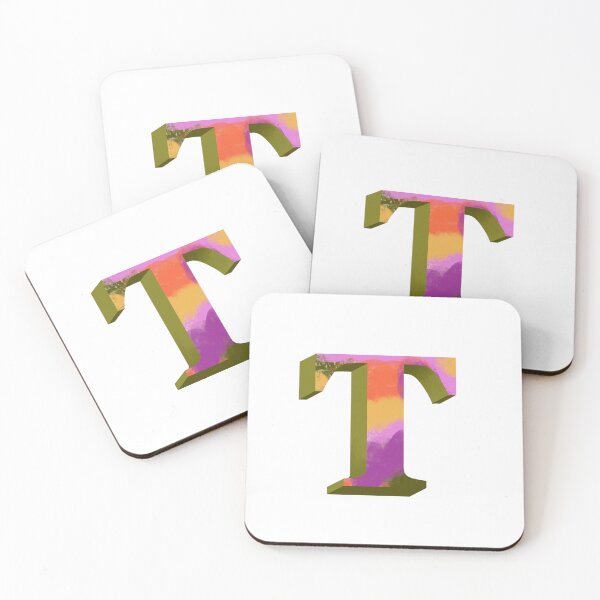 Item preview, Vibrant T Monogram designed and sold by PaperRies.