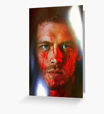 The Originals - Predator - Klaus Mikaelson - Joseph Morgan - The Vampire Diaries Greeting Card