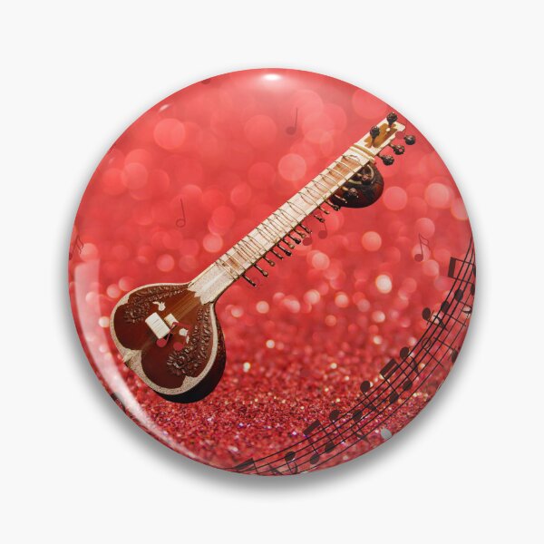 Item preview, The Sitar In The Spotlight designed and sold by BrightrDayMusicArt.