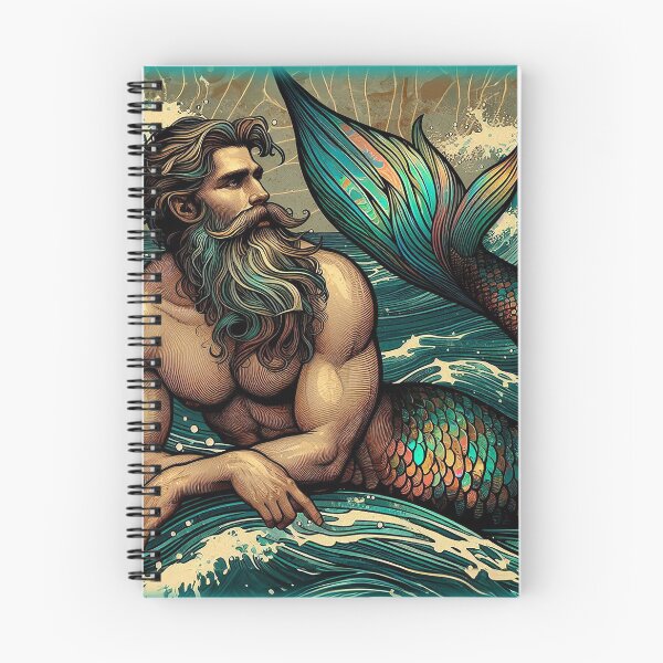 Item preview, iridescent merman designed and sold by Foxlindesigns.