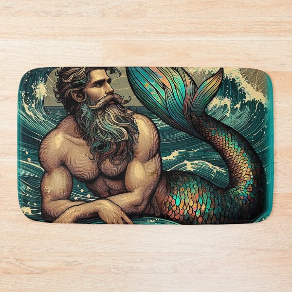Item preview, iridescent merman designed and sold by Foxlindesigns.