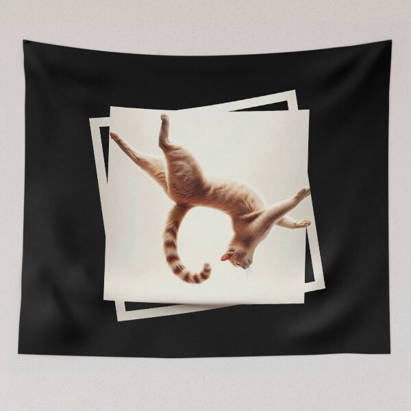 Item preview, Flying Ginger Cat Acrobat designed and sold by Hungry-Murphy.