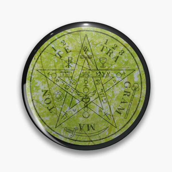 Item preview, green tetragrammaton designed and sold by Karen Rodríguez.