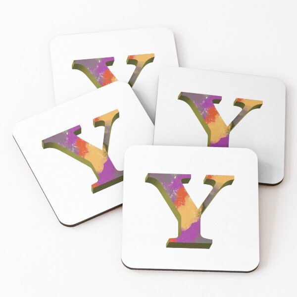 Item preview, Vibrant Y Monogram designed and sold by PaperRies.