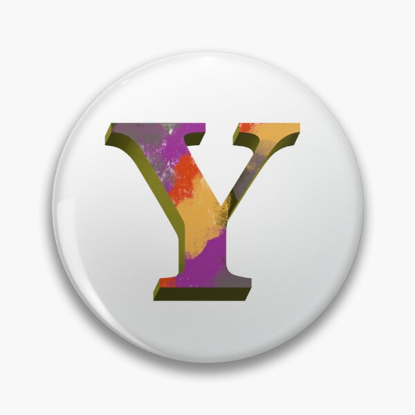 Item preview, Vibrant Y Monogram designed and sold by PaperRies.