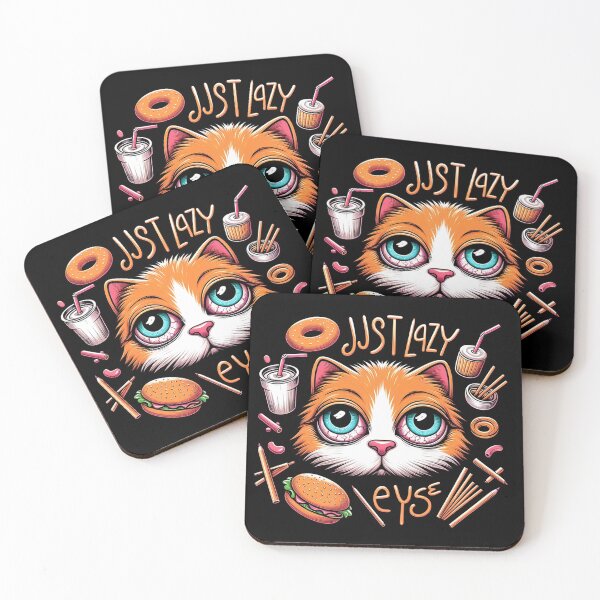 Item preview, Just Lazy Eyes: Quirky Cat Illustration designed and sold by aminz4.