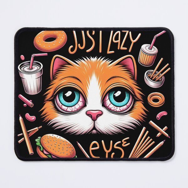 Item preview, Just Lazy Eyes: Quirky Cat Illustration designed and sold by aminz4.