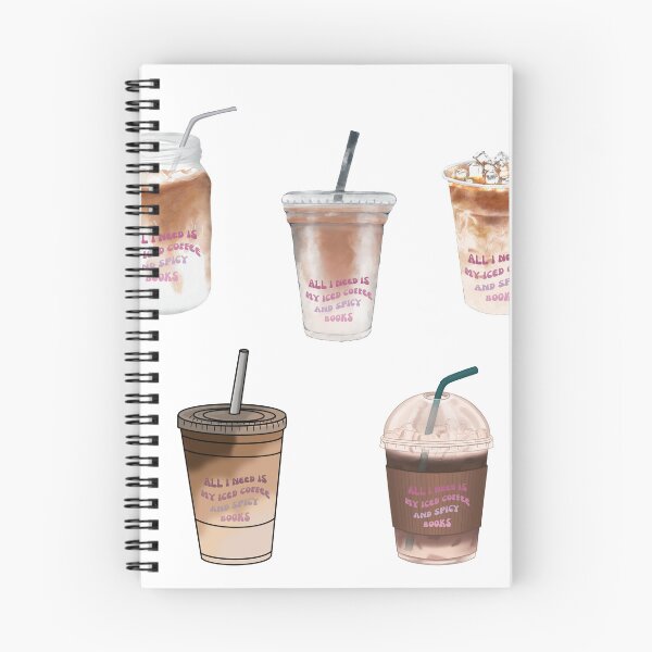 Artikelvorschau, ALLES, WAS ICH BRAUCHE, IST MEIN EISKAFFEE UND WÜRZIGE BÜCHER | KAFFEELIEBHABER | LESEÄSTHETIK entworfen und verkauft von GirlyPop02.