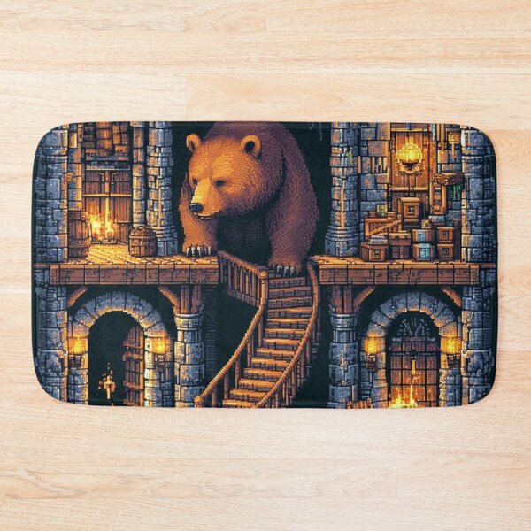 Item preview, The Grizzly Bears Home Pixel Art designed and sold by Jake-Carter0.