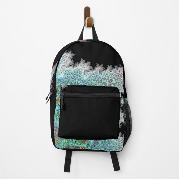 Item preview, Mandelbrot 13 - Frosty-iridescent intricate Mandelbrot fractal boundary designed and sold by Draeger0.
