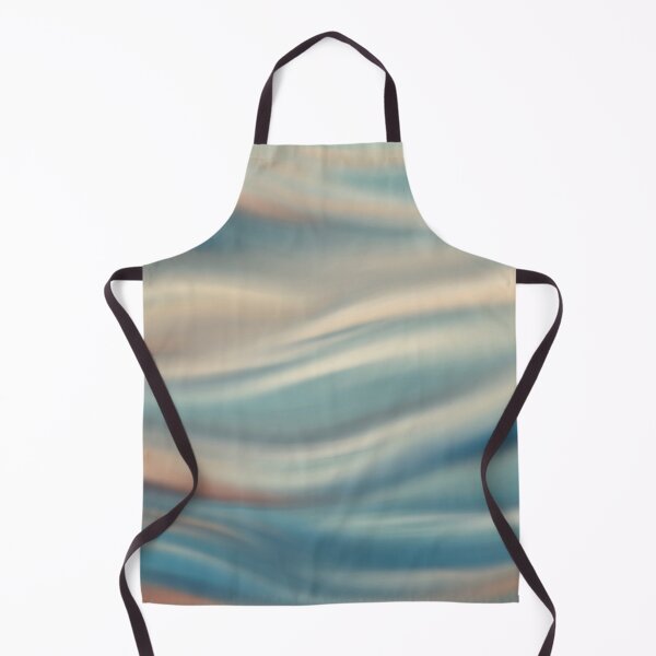 Item preview, Abstract Ocean Waves Blue Orange Water Design 334 designed and sold by artbylucie.