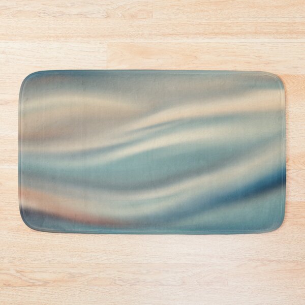 Item preview, Abstract Ocean Waves Blue Orange Water Design 334 designed and sold by artbylucie.