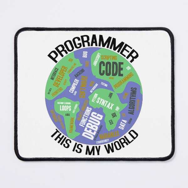 Item preview, Programmer This Is My World Digital Universe designed and sold by SportsT-Shirts.