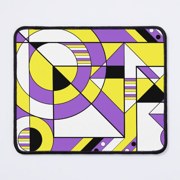 Item preview, Nonbinary NB Pride Abstract Geometric designed and sold by JoyfulJen.