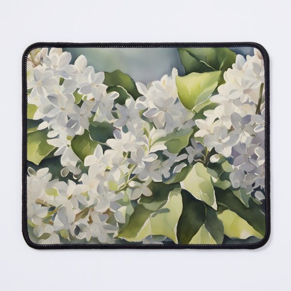 Item preview, White Lilacs Posing for a Picture designed and sold by CalmnessbyChoice.