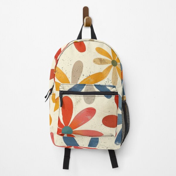 Item preview, Colorful Retro Daisy Flower Pattern Digital Illustration designed and sold by brandway.