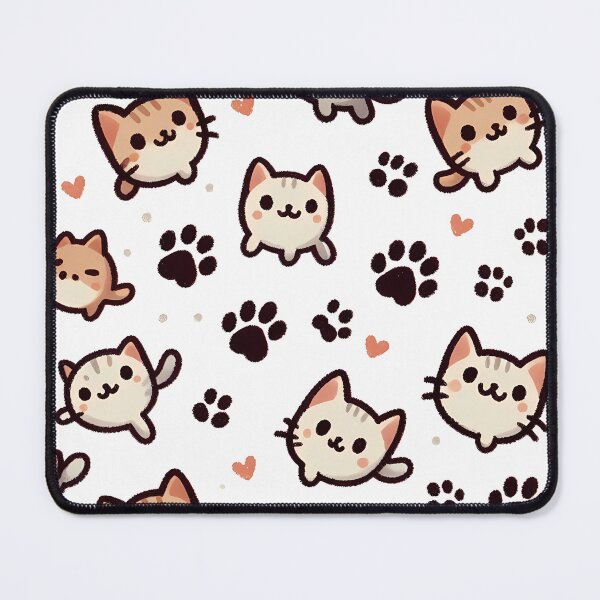 Item preview, Cute Cat Paws Seamless Pattern designed and sold by asbno19.
