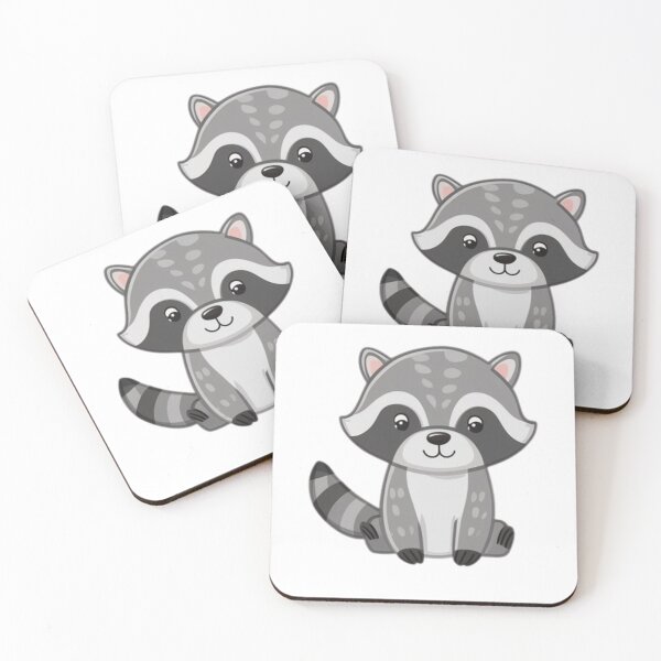 Item preview, Raccoon | Cute Pastel Raccoon designed and sold by UniqueCharms.
