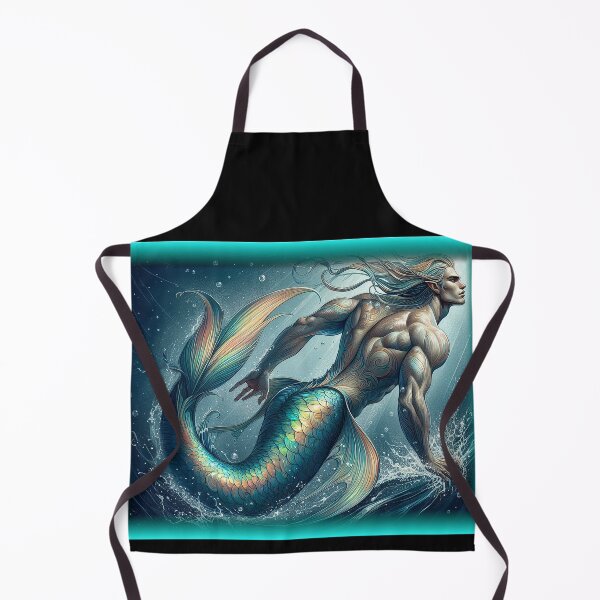 Item preview, beardless pastel merman designed and sold by Foxlindesigns.