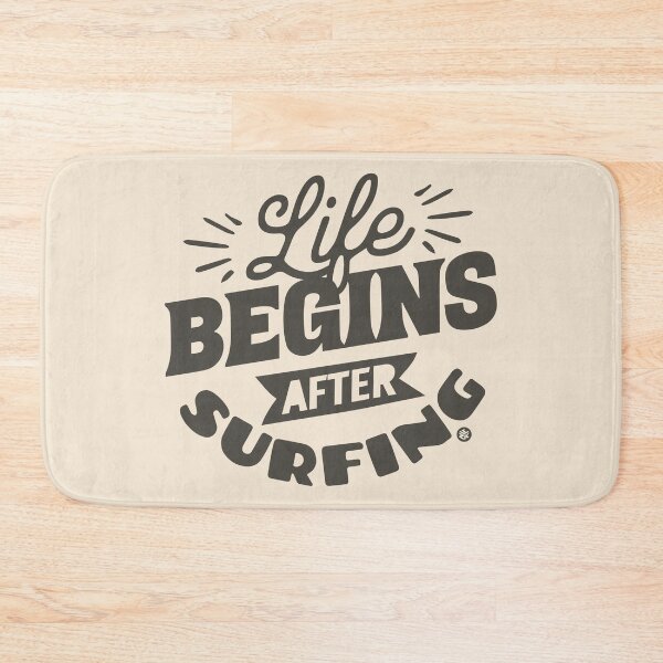 Item preview, Life Begins after Surfing designed and sold by Yuzik.