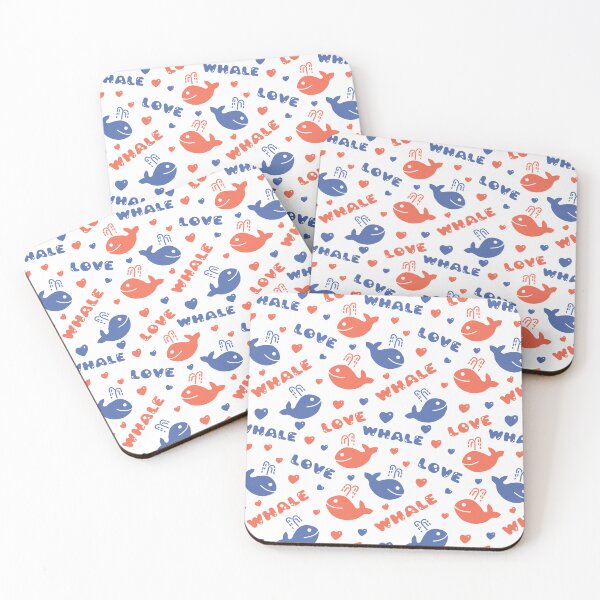 Item preview, Cutу funny whales with hearts and love designed and sold by Deepness2023.