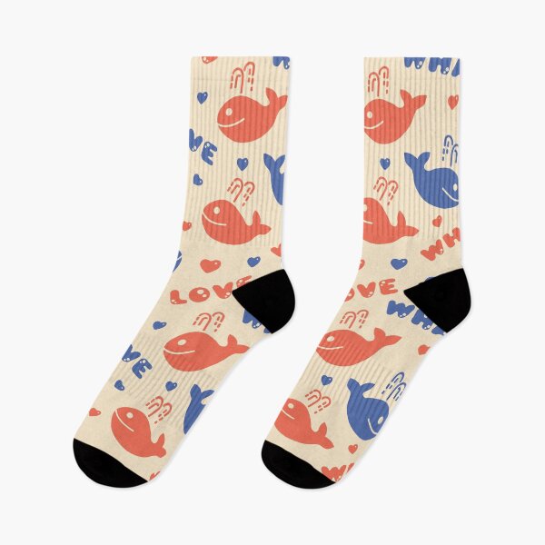 Item preview, Cutу funny whales with hearts and love designed and sold by Deepness2023.
