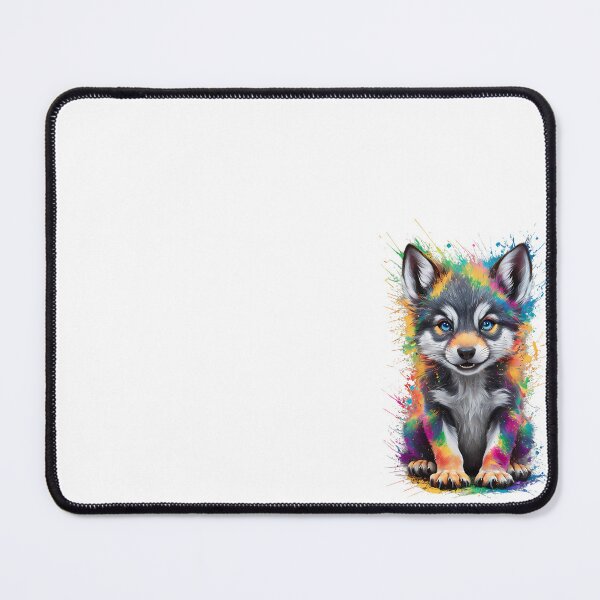 Item preview,  Cute Rainbow Puppy - Watercolor Explosion of Colors designed and sold by BajoTShop.