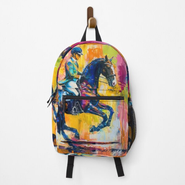 Item preview, Abstract horse rider performing dressage  Active Outdoors Inspired Art designed and sold by CDC40.
