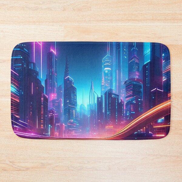 Item preview, Neon Metropolis: Cyberpunk Nightscape designed and sold by AI-Only Creations.