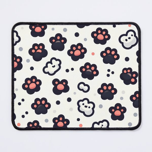 Item preview, Cute Cat Paws Seamless Pattern designed and sold by asbno19.