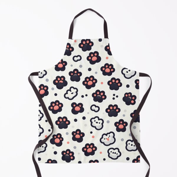 Item preview, Cute Cat Paws Seamless Pattern designed and sold by asbno19.