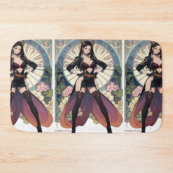 Item preview, Demongirl Yumi Saka - Art Nouveau #2 - Multiverse Collection - Fan AI Art - Pop Art - AI Generated Art designed and sold by skyeworldmedia.