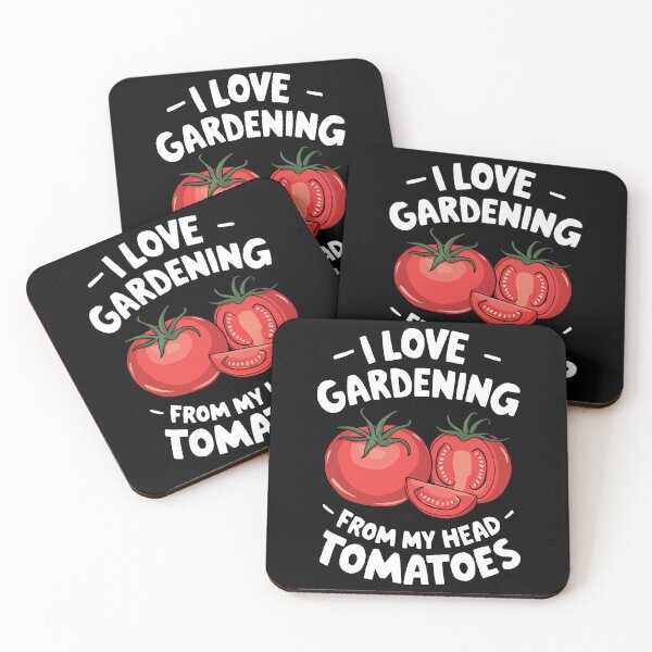 Item preview, I Love Gardening From My Head Tomatoes designed and sold by Quirky Shirts.