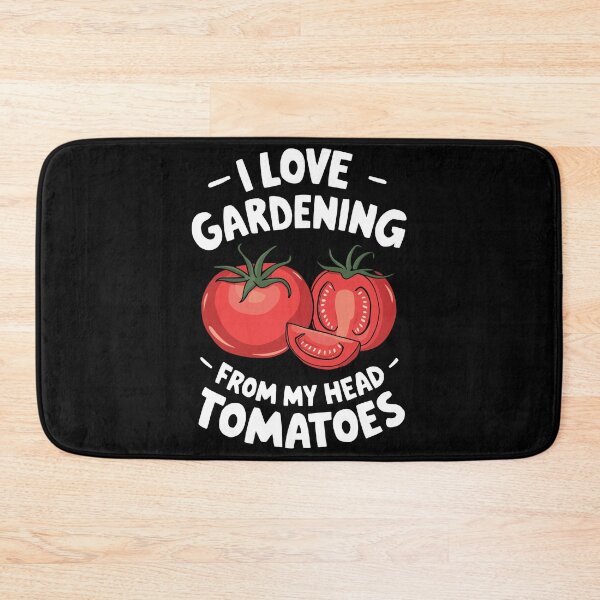 Item preview, I Love Gardening From My Head Tomatoes designed and sold by Quirky Shirts.