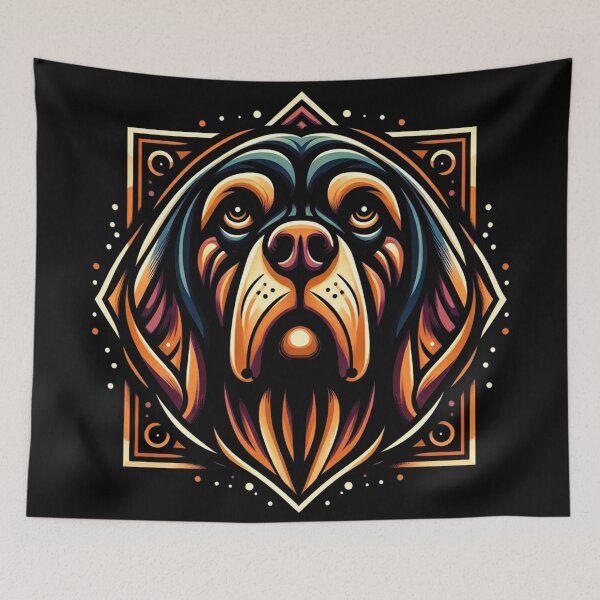 Item preview, Framed dog face designed and sold by TUnivers.