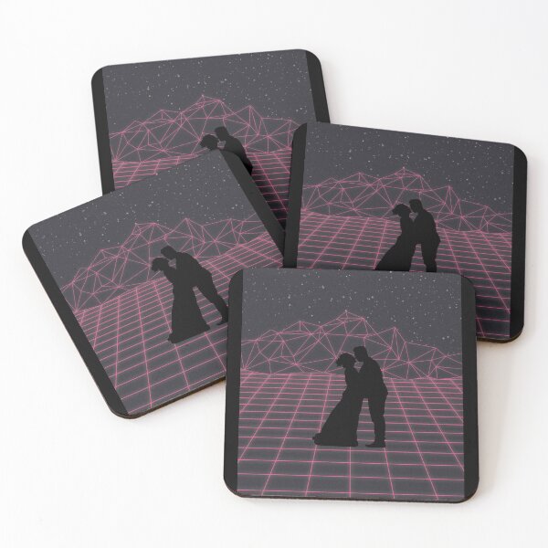 Item preview, Vintage silhouette couple in cyberpunk country  designed and sold by MarigoldandLily.