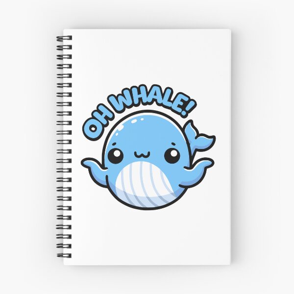 Artikelvorschau, Oh Wal! Kawaii Niedliches Wal-Wortspiel entworfen und verkauft von PMCreative.