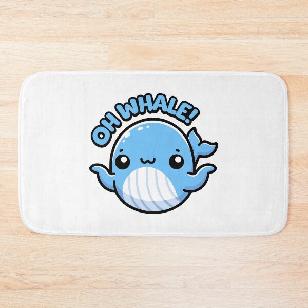 Artikelvorschau, Oh Wal! Kawaii Niedliches Wal-Wortspiel entworfen und verkauft von PMCreative.