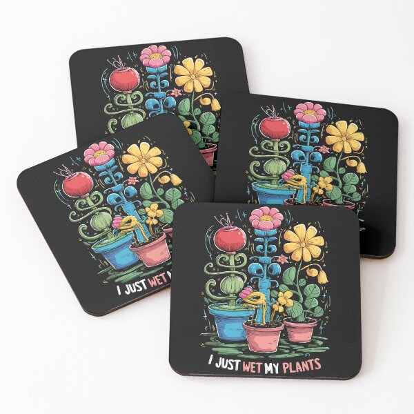 Item preview, I Just Wet My Plants Funny Gardening designed and sold by Quirky Shirts.