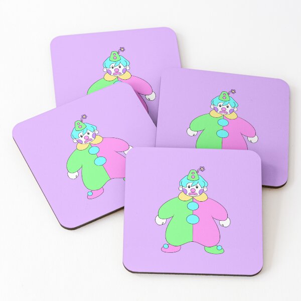 Artikelvorschau, Trauriger kleiner Clown :( - Neon-Palette entworfen und verkauft von LowPolyPigeon.