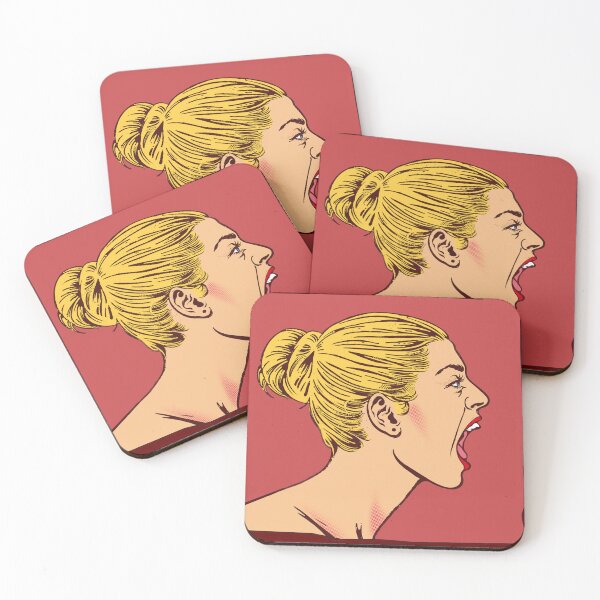 Item preview, Screaming woman designed and sold by Javier Arizabalo Garcia.