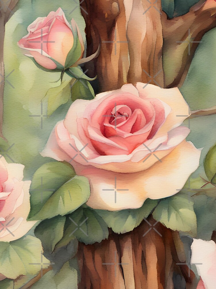 Thumbnail 4 of 4, iPhone Case, Pink Roses Climbing a Tree designed and sold by BookCovered.