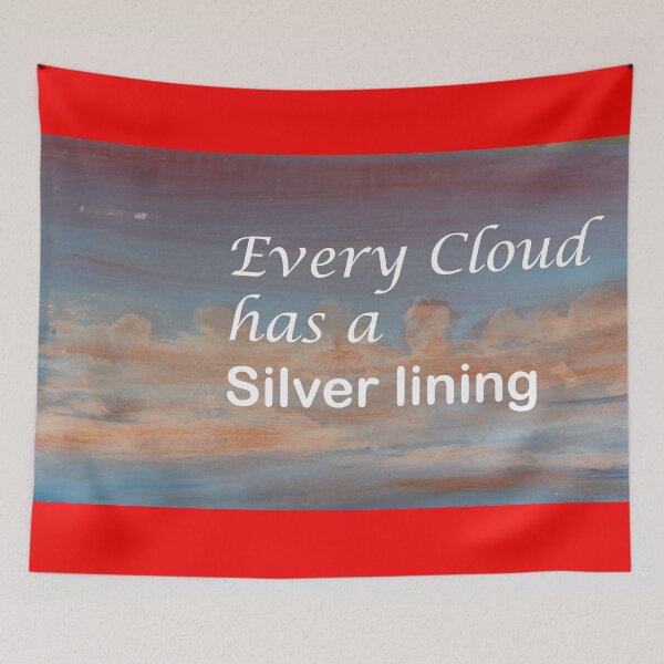 Item preview, Every Cloud has a Silver Lining: Fix Yourself designed and sold by annenambiro.