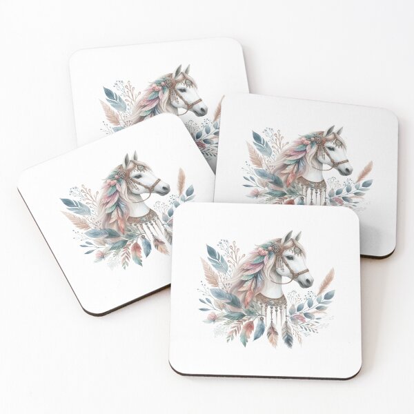 Item preview, Boho Horse Design Freyjas Favor Freyjugripur Norse Mythology designed and sold by dcohea.