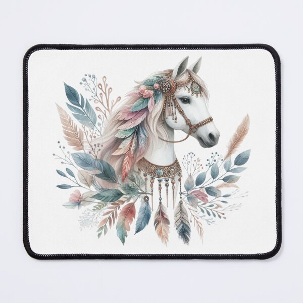 Item preview, Boho Horse Design Freyjas Favor Freyjugripur Norse Mythology designed and sold by dcohea.