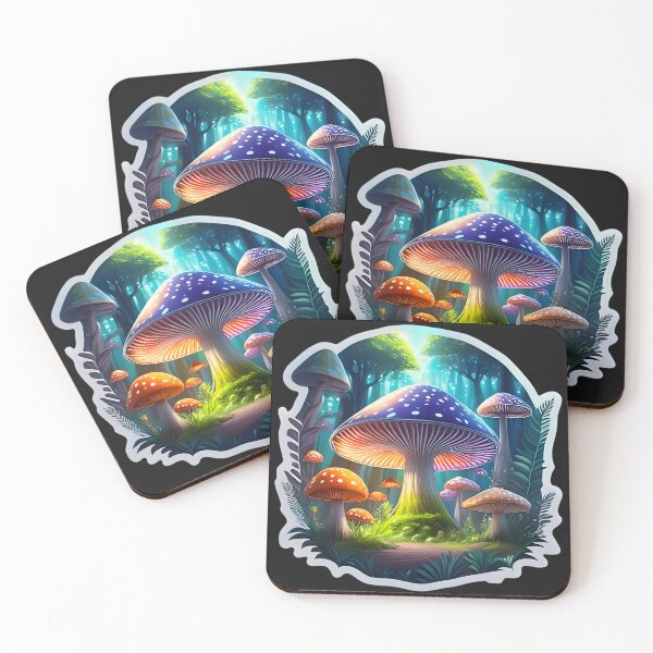 Item preview, Enchanted Fungi: Mystical Mushroom Forest designed and sold by AI-Only Creations.