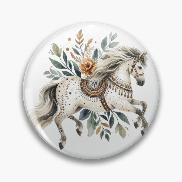 Item preview, Boho Horse Design Freyjas Favor Freyjugripur Norse Mythology designed and sold by dcohea.