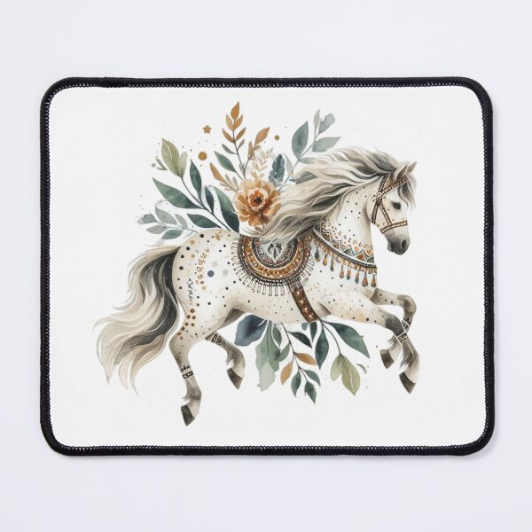 Item preview, Boho Horse Design Freyjas Favor Freyjugripur Norse Mythology designed and sold by dcohea.