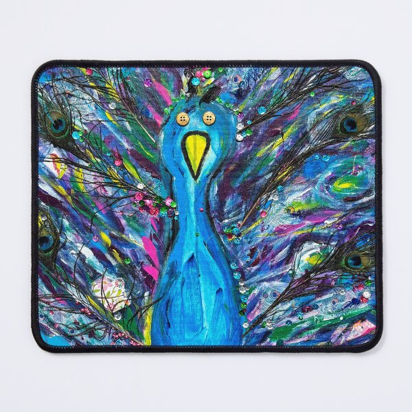 Item preview, Peacock Painting designed and sold by BleedStainArt.