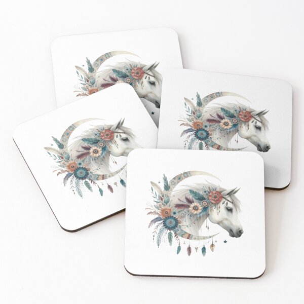 Item preview, Boho Horse Design Freyjas Favor Freyjugripur Norse Mythology designed and sold by dcohea.